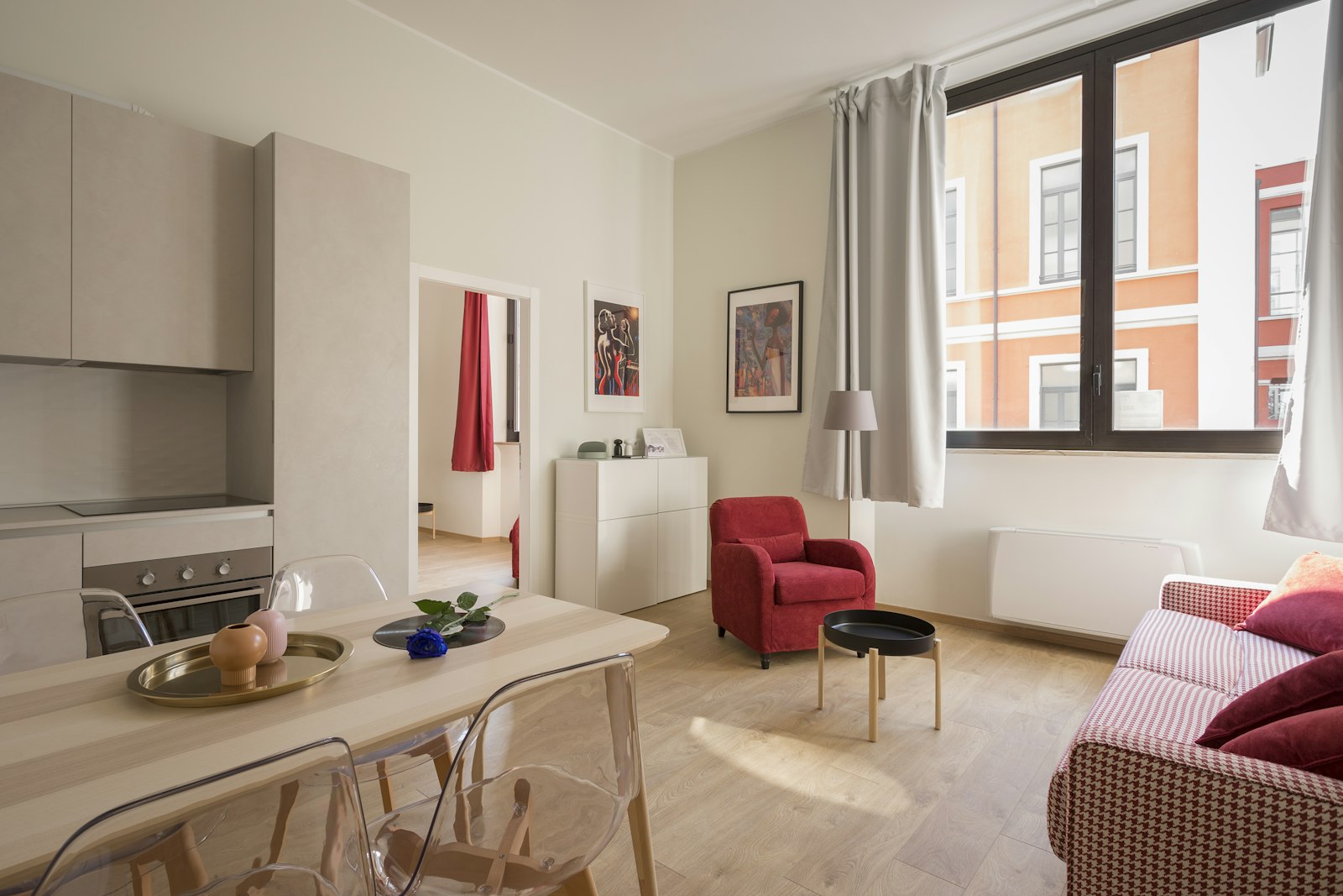 Apartamento Ribeira com vista rio
